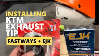 2020 Ktm 500 xcfw / excf Pro moto billet end cap install