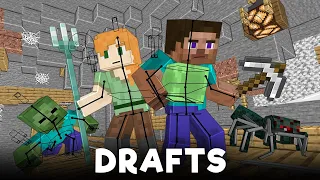 Mineshaft: DRAFTS - Alex and Steve Life (Minecraft Animation)