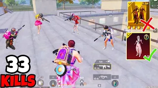 Why This PINK Dress is Better Than X-Suits in BGMI • (33 KILLS) • BGMI Gameplay