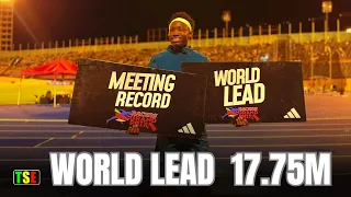 Jaydon Hibbert STOLE THE SHOW | Jumps Huge 17.75m World Lead | Racers Grand Prix 2024