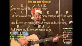 Joy To The World (Christmas) Fingerstyle Guitar Cover Lesson with Lyrics-Sing and Play