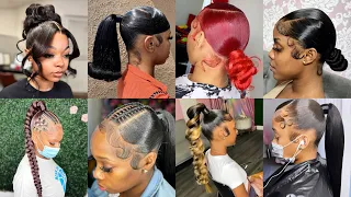 🔥The Sleek Ponytail Evolution 2023 | How To Master This Trendy Looks | Cute #ponytailhairstyles