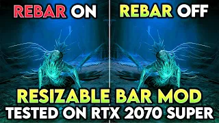 [Resizable Bar Mod] Tested on RTX 2070 Super - ReBar Mod Gaming Test on RTX 2070 Super