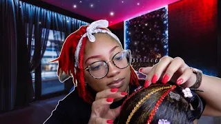 ASMR| POV : taking down your ballroom hair 💃🏽