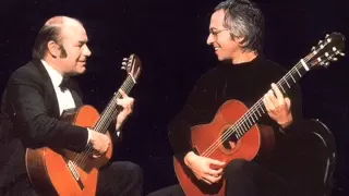 Brahms - Theme and Variations in D minor, Op. 18b (Julian Bream & John Williams, guitars)