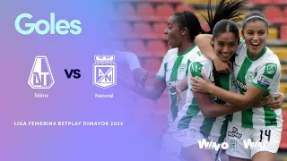 Deportes Tolima vs. Atlético Nacional (goles) | Liga Femenina BetPlay Dimayor 2023 | Fecha 2