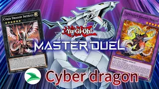 Master duel | Cyber dragon deck | Top Otk deck 2024 | Send cards to the GY + negate