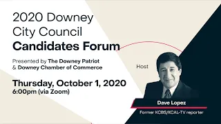 2020 Downey City Council Candidates Forum