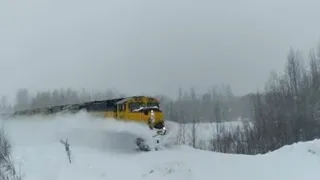 Alaska Railroad, Snow Stormin' Freight Train