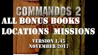 All Bonus Books Location to Unlock Bonus Missions - Commandos 2 Destination Paris 1.45