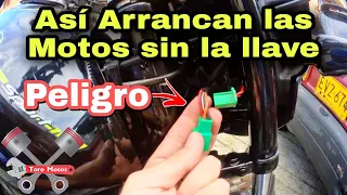 💡 Como Encender CUALQUIER Moto sin la LLAVE Fácil y Rápido