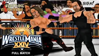 FULL MATCH - Edge vs. The Undertaker – World Heavyweight Title Match: WrestleMania XXIV | WR2D