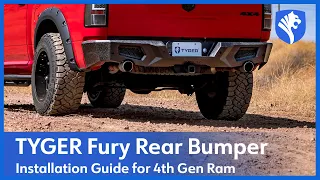 Tyger Fury Rear Bumper for 4th Gen Ram 1500 | Install Guide | TYGER AUTO