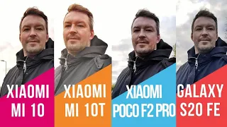 Mi 10T vs Galaxy S20 FE vs Mi 10 vs POCO F2 Pro ТЕСТ КАМЕР