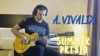 A. Vivaldi - "Four Seasons", Summer - Presto (Orchestra Guitar cover) +TABS and BACKING TRACK