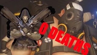 0 DEATHS IN TOURNAMENT MATCH vs TEAM FROZEN on HOLLYWOOD [Overwatch]