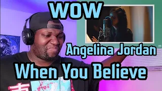 Angelina Jordan | When You Believe (Cover) of Whitney Houston and Mariah Carey | Reaction