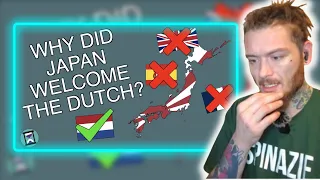American Reacts to Why did Japan ban everyone except for the Dutch? (Short Animated Documentary)