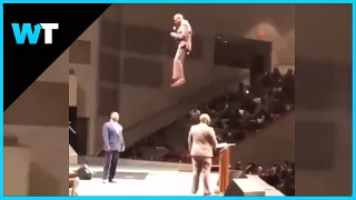 Preacher Goes VIRAL After FLYING into Pulpit