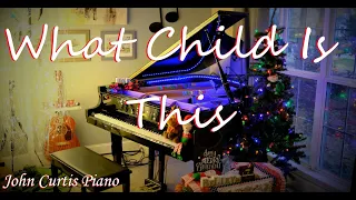 What Child Is This (Greensleeves) - Christmas Piano Instrumental with lyrics