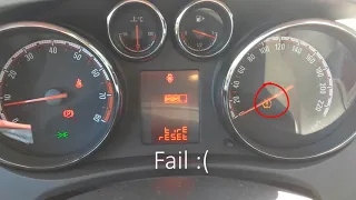 How to reset Tire Pressure and Remove Yellow Warning Light In Vauxhall / Opel Meriva B