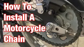 How To Install A Motorcycle Chain: Part 194