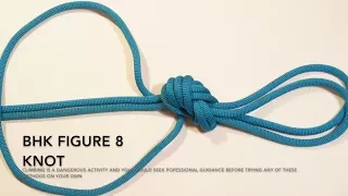 Climbing Knots: How to Tie a BHK Figure 8 Master Point Knot (Animated Tutorial)