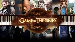 Game of Thrones Season 1 to 7 Piano Medley - 22 songs - Hundred subs special !