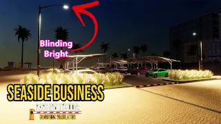 Parking Tycoon Business Simulator Seaside Business DLC- Part 5 - Brand New Lighting!