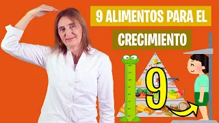 Los MEJORES ALIMENTOS para CRECER FUERTE y SANO | Dieta para el crecimiento | Nutrición infantil