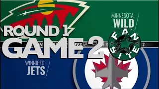 Minnesota Wild @ Winnipeg Jets | Round 1 | Game 2