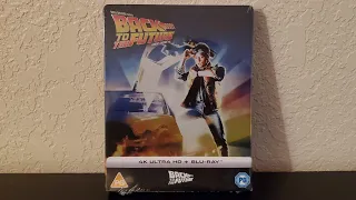 Back To The Future 4KUHD steelbook Zavvi exclusive unboxing