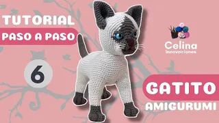 AMIGURUMI KITTEN - step by step / Tutorial Nº6 Celina crochet innovations