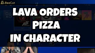 Akechi, Ryuji & Subway Announcer Order Pizza in Character