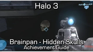 Halo 3 - Brainpan Achievement Guide - All 6 Hidden MP Skulls - Title Update 2