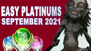 Easiest Platinum Games of September 2021 | $1 Platinums - 5 min Platinum - Crossbuy - PS4 & PS5