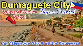 Dumaguete City | Afternoon Stroll at the Boulevard | Updates on Boulevard Expansion Project |Eng Sub