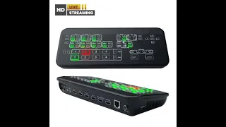 New design multi camera multiview 4 channel HDMI video switcher live streaming switcher mixer