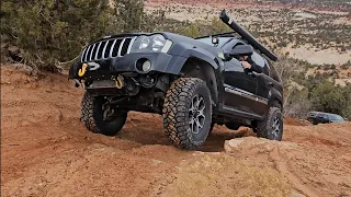 jeep wk and ford f150 take on the pinnacle trail, hog canyon