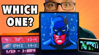 DON'T Buy the WRONG Pixel Display! Tidbyt vs Pixoo 64 vs ULANZI