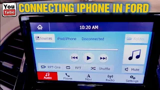 Connecting Iphone in Ford | iphone connection in freestyle | iphone connection in ecosport |