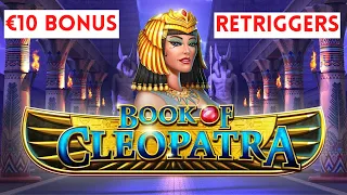 HUGE WIN ON BOOK OF CLEOPATRA | €10 BET | No commentary