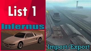 GTA San Andreas - Import/Export (List 1) - Infernus