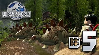 Stegosaurusus!! Jurassic World LEGO Game - Ep5