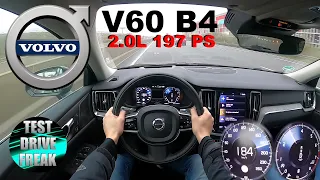 2020 Volvo V60 B4 197 PS TOP SPEED AUTOBAHN DRIVE POV