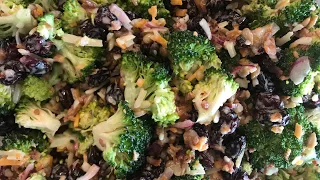 Broccoli and Cranberry Salad | Easy Broccoli Salad