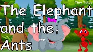The Elephant and the Ants | Moral Story in English | Tiny Tales |1 minute stories | Audiobook
