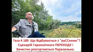 #Asparuh8 Теza # 189  Що Відбувається з "руССкими"? Сценарій  ПЕРЕХОДУ і Зачистки йдуть Паралельно.