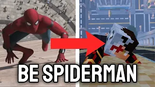 How To Be Spiderman In Minecraft (No Mods / Commands)