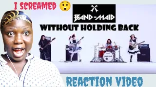 I SCREAMED 😲 First Time Hearing Without Holding Back by Band Maid #bandmaid #reaction #react